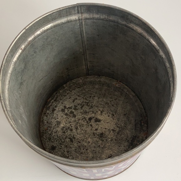 Coffee bar reproduction Morning Sip Dry Roast Coffee advertising tin with lid - Picture 8 of 12